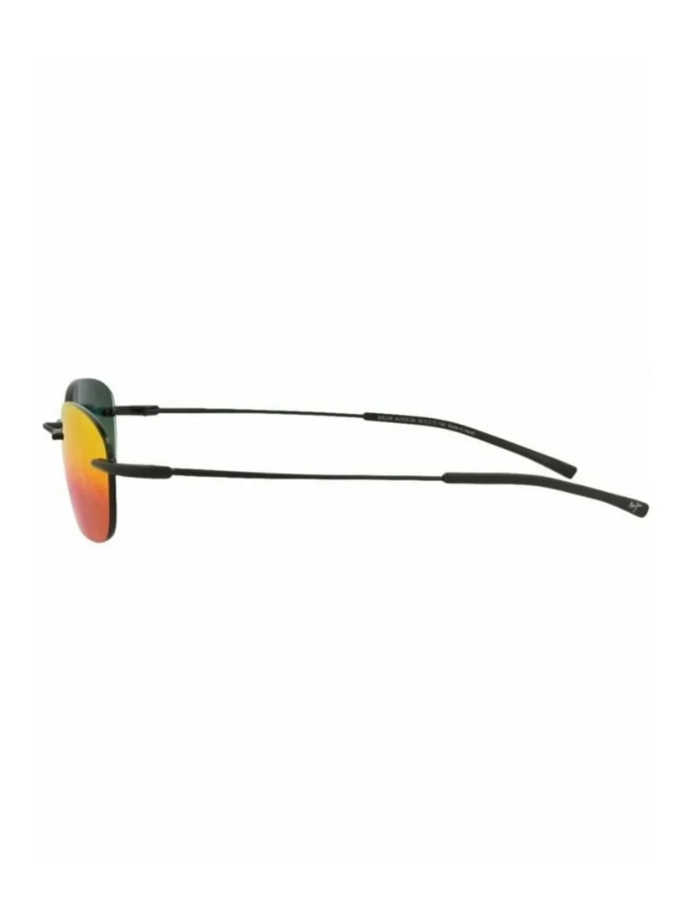 New Maui Jim Unisex Round/Oval Black Black Lava Fashion Designer Sunglasses